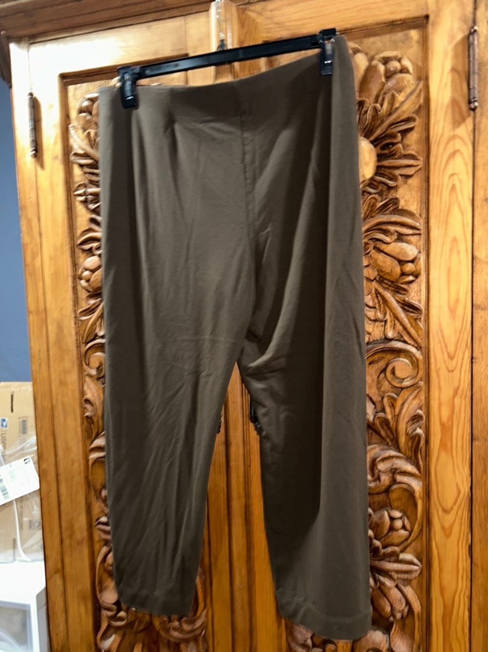 EUC J Jill brown pull on large petite pant - Picture 3 of 5
